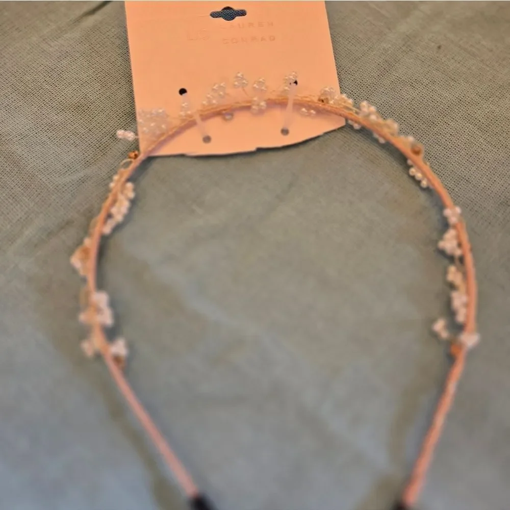 LC Lauren Conrad Sparkling Beaded Headband NWT